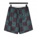 1V Damier Silk Shorts