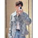 1V Damier Classic Denim Jacket