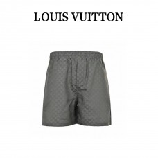 1V Drawstring Jacquard Silk Blend Shorts