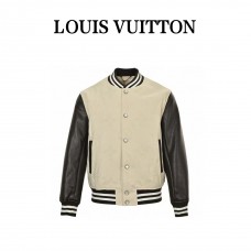 1V Embroidered Patch Varsity Jacket