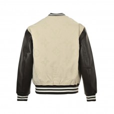 1V Embroidered Patch Varsity Jacket