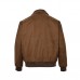 1V Embroidered Suede Calfskin Bomber