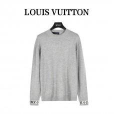 1V Jacquard Crewneck Sweater