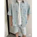 1V Monogram Denim Overshirt