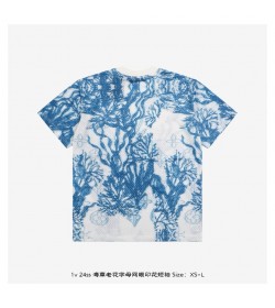 1V Monogram Print Mesh T-shirt