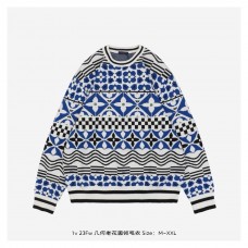 1V Monogram Tile Jacquard Pullover