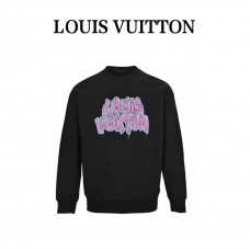 1V Print Cotton Sweatshirt