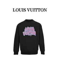 1V Print Cotton Sweatshirt