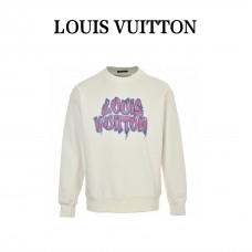 1V Print Cotton Sweatshirt