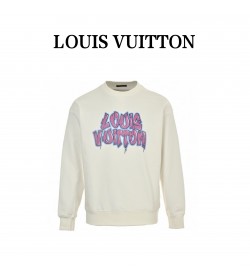 1V Print Cotton Sweatshirt