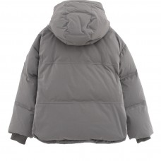 Ami Patch Down Jacket Grey