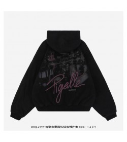 BC Pigalle Outerwear Zip-up Hoodie Oversized