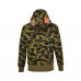 BAPE 1st Camo Shark Full Zip Hoodie Green