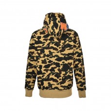 BAPE 1st Camo Windstopper Shark Full Zip Hoodie Yellow