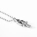 CHS Dagger Pendant Ball Chain Necklace