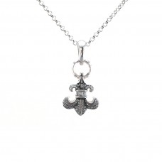 CHS Fleur De Lis Pave Diamond Chain