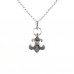 CHS Fleur De Lis Pave Diamond Chain