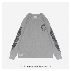 CHS Horseshoe Floral Sleeve Waffle Thermal Shirt