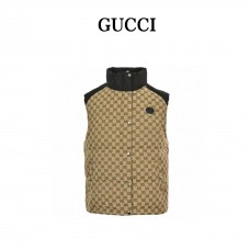 GC GG Canvas Puffer Vest