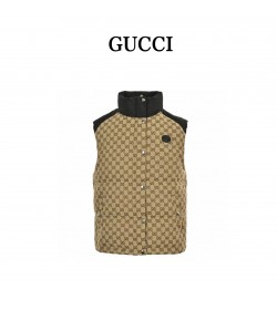 GC GG Canvas Puffer Vest