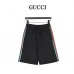 GC GG Canvas Shorts With Webbing