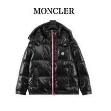 Moncler Montbeliard Short Down Jacket Black