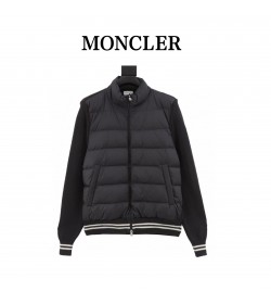 Moncler Padded Wool Zip-Up Cardigan