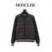 Moncler Padded Wool Zip-Up Cardigan