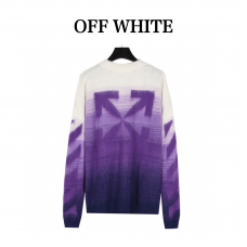 Off-White Diag Arrow Brushed Knit Crew