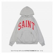 Saint Michael Arch Saint Hoodie 'Grey' Oversized