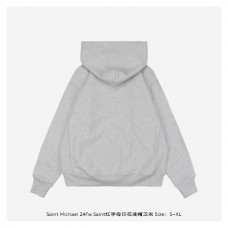 Saint Michael Arch Saint Hoodie 'Grey' Oversized