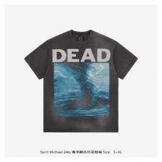 Saint Michael Dead Print T-shirt