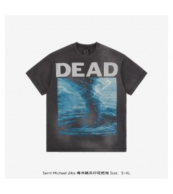 Saint Michael Dead Print T-shirt
