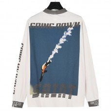 Saint Michael Going Up Rocket Long-Sleeve Tee