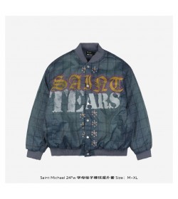 Saint Mxxxxxx Print Bomber Jacket