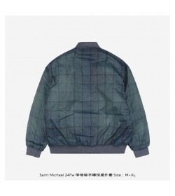 Saint Mxxxxxx Print Bomber Jacket