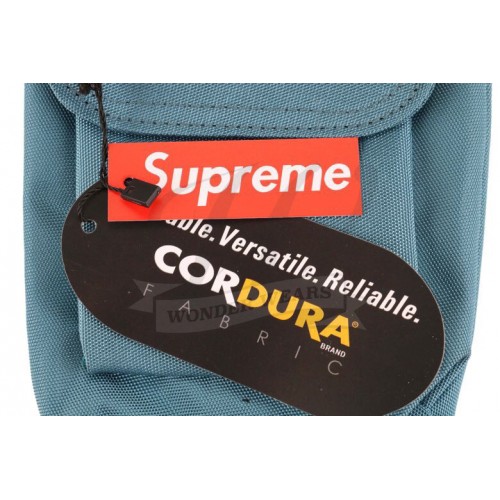 Buy Best UA Supreme 19SS Shoulder Bag Blue Black Online, Worldwide Fast Shipping
