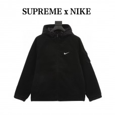 Supreme Nike Black Velour Jacket