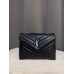 YSL Medium Black/Silver Leather Shoulder Bag